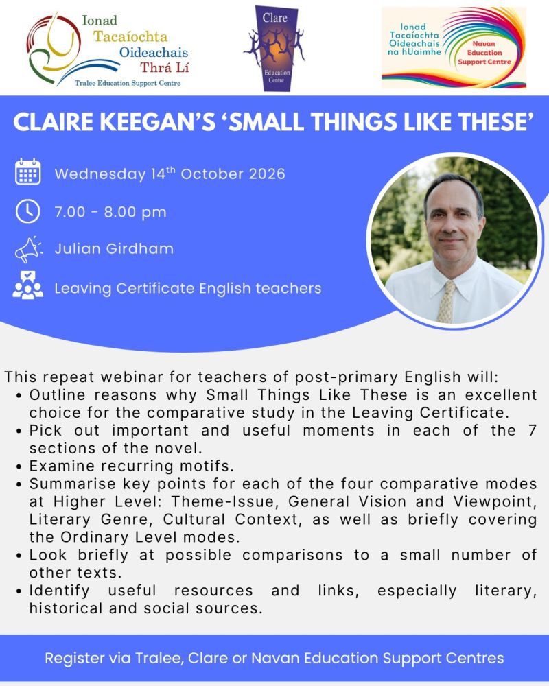 AUT26-39 Claire Keegan’s Small Things About These
